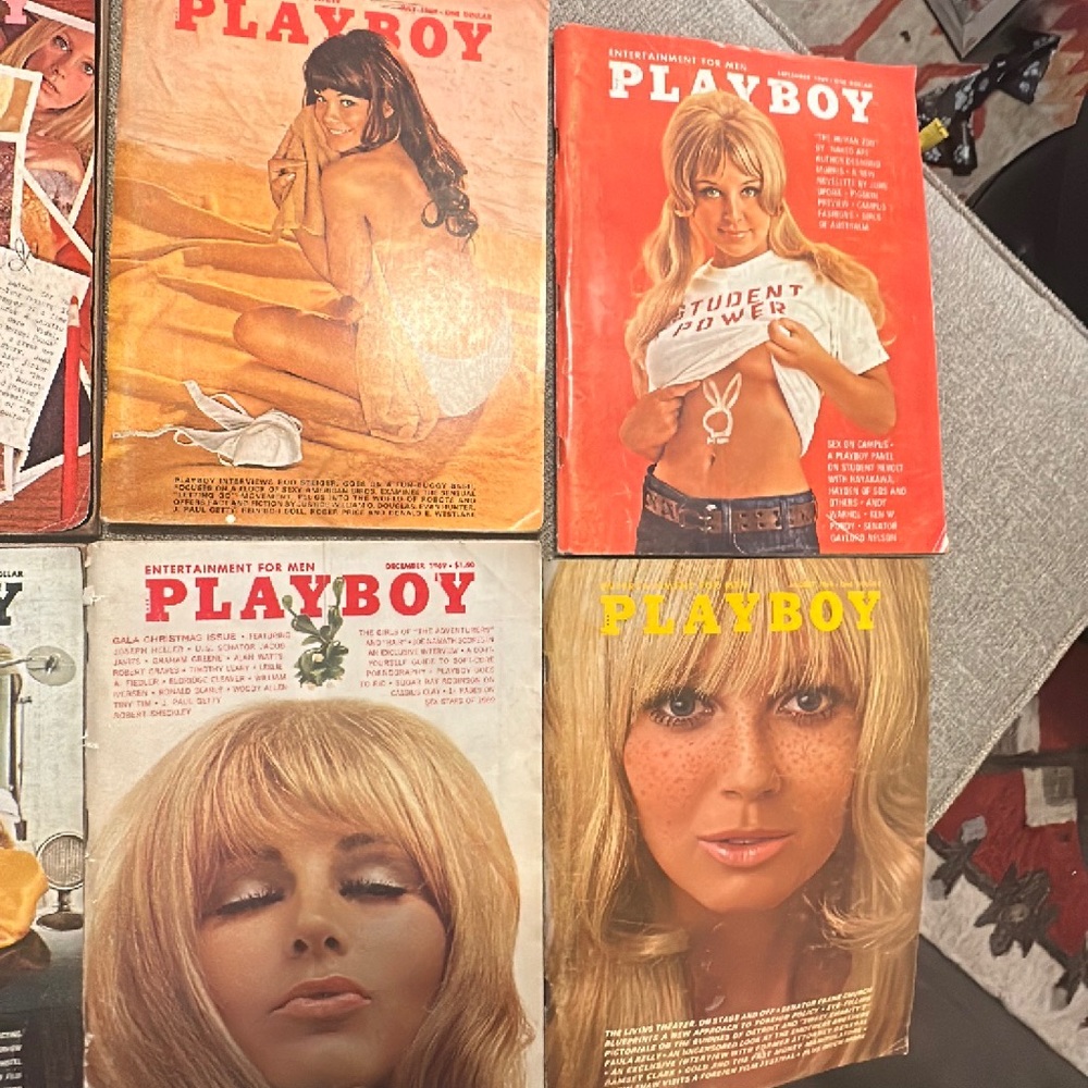 Lot of Playboys all 12 1969 issues